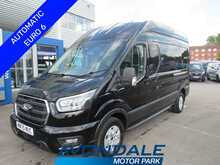 Ford Transit 350 EcoBlue Limited L3 H3 AUTOMATIC BLACK LWB HIGH ROOF VAN - U11647