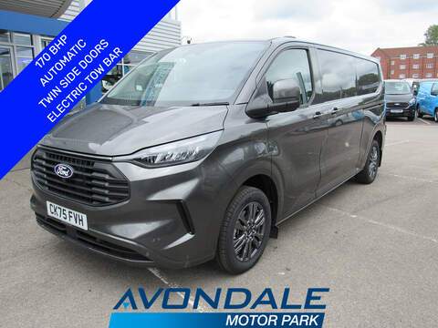 Ford Transit Custom 350 EcoBlue Limited L3 H3 AUTOMATIC BLACK LWB HIGH ROOF VAN 2.0 5dr Panel Van Automatic Diesel