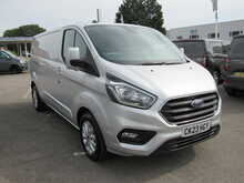 Ford Transit Custom 300 EcoBlue Limited L2 LWB SILVER EURO 6 VAN 1 OWNER - U11739