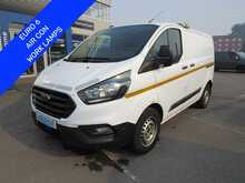 Ford Transit Custom 320 EcoBlue Euro 6 Van with air con work lamps racking - U11775