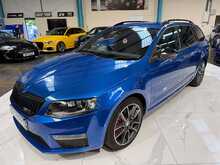 2015 SKODA OCTAVIA VRS 2.0 PETROL ESTATE + SAT NAVIGATION + LEATHER