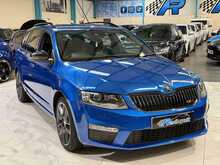 2015 SKODA OCTAVIA VRS 2.0 PETROL ESTATE + SAT NAVIGATION + LEATHER