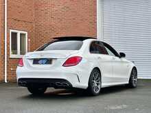 2017 MERCEDES C63 V8 BI TURBO SALOON + 24K MILES + 470BHP + PAN SUNROOF
