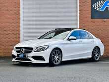 2017 MERCEDES C63 V8 BI TURBO SALOON + 24K MILES + 470BHP + PAN SUNROOF