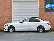 2017 MERCEDES C63 V8 BI TURBO SALOON + 24K MILES + 470BHP + PAN SUNROOF