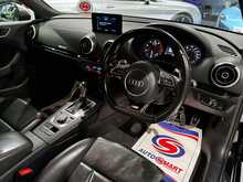 2015/15 AUDI S3 QUATTRO + 3 DOOR + S TRONIC + 300BHP + FULL LEATHER & NAVIGATION
