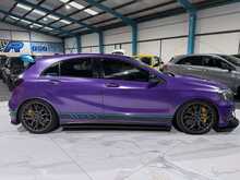 2013/63 MERCEDES A45 AMG 4MATIC + MSL STAGE 2 TUNED + WRAPPED + RIVIERA WHEELS