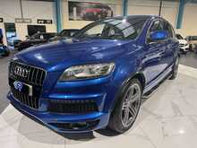 2012/62 AUDI Q7 S LINE 3.0 TDI + 59K MILES FSH + 2 OWNER + LEATHER + SAT NAVIGATION