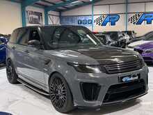 2018/68 LANDROVER RANGE ROVER SPORT SVR + OVERFINCH + 24K MILES + 567BHP