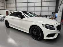 2017/17 MERCEDES C250D AMG LINE PREMIUM PLUS COUPE + BURMEISTER SOUND + RED LEATHER