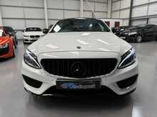 2017/17 MERCEDES C250D AMG LINE PREMIUM PLUS COUPE + BURMEISTER SOUND + RED LEATHER