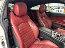 2017/17 MERCEDES C250D AMG LINE PREMIUM PLUS COUPE + BURMEISTER SOUND + RED LEATHER