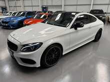 2017/17 MERCEDES C250D AMG LINE PREMIUM PLUS COUPE + BURMEISTER SOUND + RED LEATHER