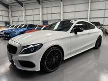 2017/17 MERCEDES C250D AMG LINE PREMIUM PLUS COUPE + BURMEISTER SOUND + RED LEATHER