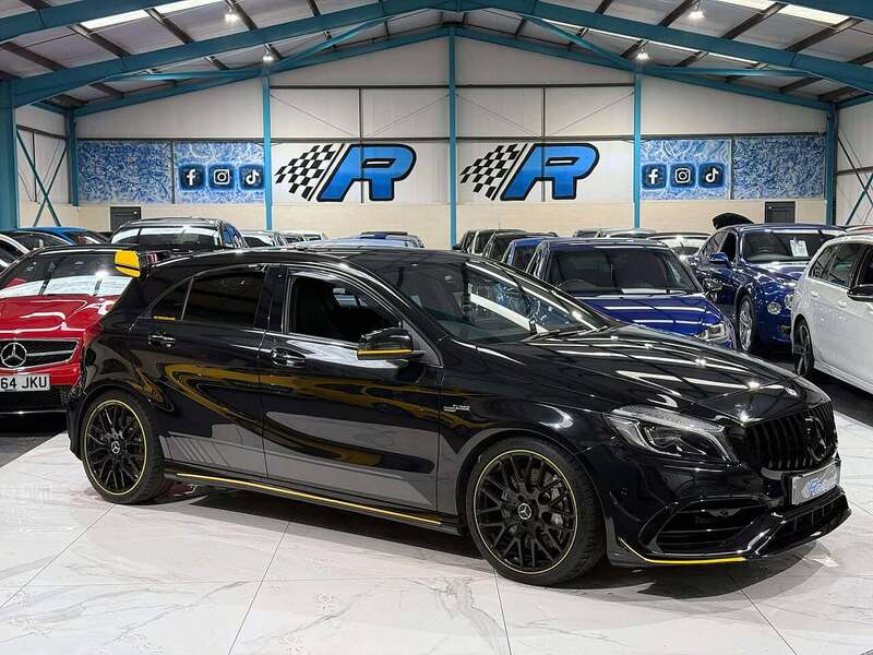 2.0 A45 AMG Yellow Night Edition Hatchback 5dr Petrol SpdS DCT 4MATIC Euro 6 (s/s) (381 ps)