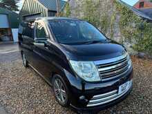 2009 NISSAN ELGRAND 3.5 V6 - SERIES 3 RIDER - REVERSE CAMERA - SAT NAV - 280BHP