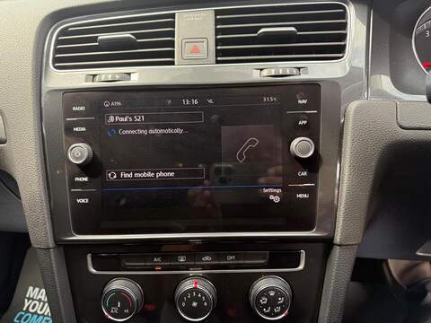 Volkswagen Golf 1.0 TSI BlueMotion Tech SE Nav Hatchback 5dr Petrol DSG Euro 6 (s/s) (110 bhp) - U35990