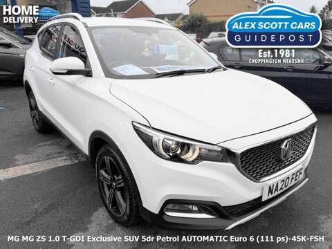MG MG ZS 1.0 T-GDI Exclusive SUV 5dr Petrol Auto Euro 6 (111 ps) - U36038