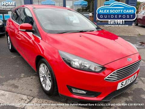 Ford Focus 1.0T EcoBoost Titanium Hatchback 5dr Petrol Manual Euro 6 (s/s) (100 ps)