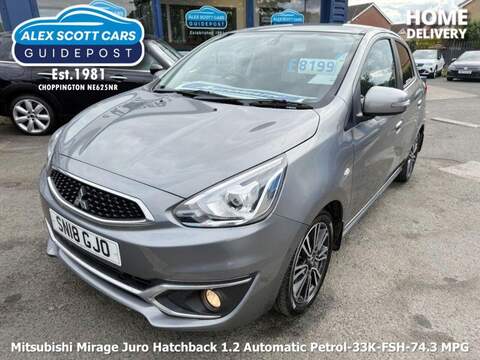 Mitsubishi Mirage 1.0 Boosterjet SZ5 Hatchback 5dr Petrol Auto Euro 6 (111 ps)