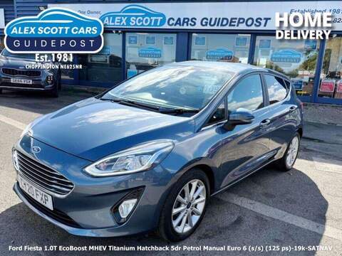 Ford Fiesta 1.0T EcoBoost MHEV Titanium Hatchback 5dr Petrol Manual Euro 6 (s/s) (125 ps) - U79258