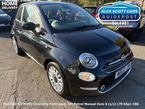 Fiat 500 1.0 MHEV Dolcevita Hatchback 3dr Petrol Manual Euro 6 (s/s) (70 bhp) - U79270