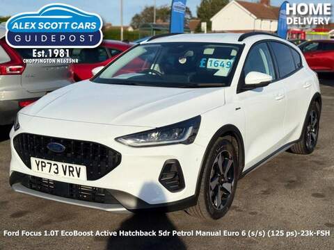 Ford Focus 1.0T EcoBoost Active Hatchback 5dr Petrol Manual Euro 6 (s/s) (125 ps) - U79325