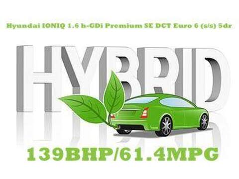 Hyundai IONIQ 1.6 h-GDi Premium SE DCT Euro 6 (s/s) 5dr - U79342