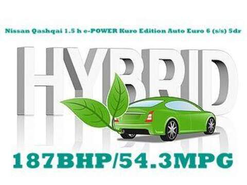 Nissan Qashqai 1.5 h e-POWER Kuro Edition Auto Euro 6 (s/s) 5dr - U79374