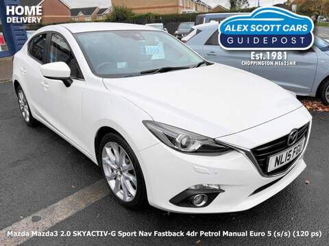 Mazda Mazda3 2.0 SKYACTIV-G Sport Nav Fastback 4dr Petrol Manual Euro 5 (s/s) (120 ps) - U79387
