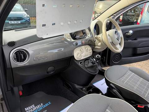 Fiat 500 1.2 Lounge Hatchback 3dr Petrol Manual Euro 6 (s/s) (69 bhp) - U79429