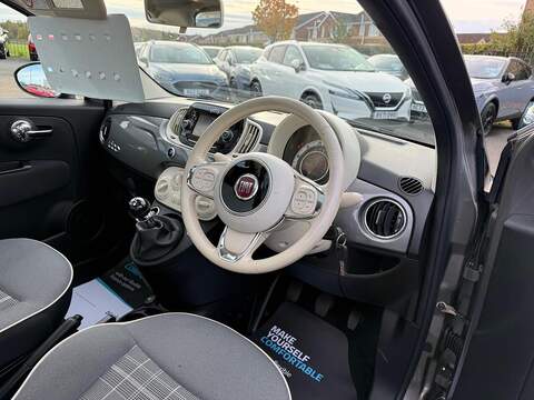 Fiat 500 1.2 Lounge Hatchback 3dr Petrol Manual Euro 6 (s/s) (69 bhp) - U79429