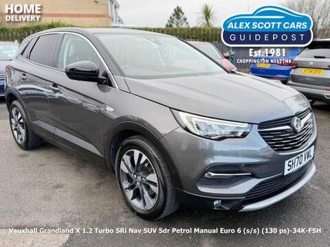 Vauxhall Grandland X 1.2 Turbo SRi Nav SUV 5dr Petrol Manual Euro 6 (s/s) (130 ps) - U79544