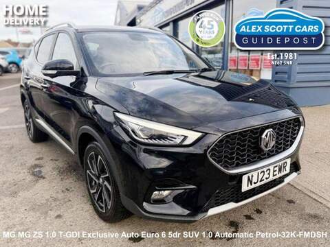 MG MG ZS 1.0 T-GDI Exclusive Auto Euro 6 5dr SUV 1.0 Automatic Petrol - U79554