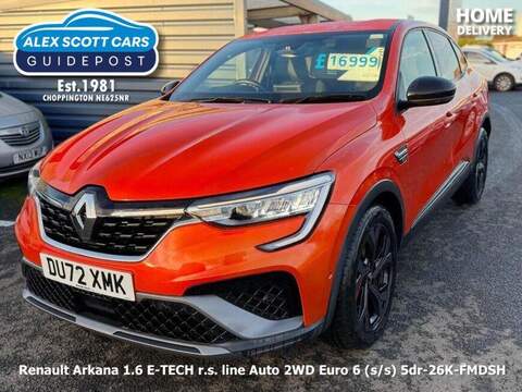 Renault Arkana 1.6 E-TECH r.s. line Auto 2WD Euro 6 (s/s) 5dr - U79576