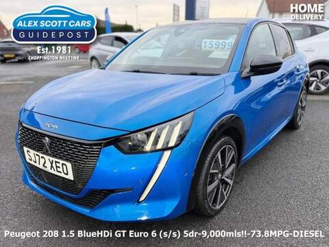 Peugeot 208 1.5 BlueHDi GT Euro 6 (s/s) 5dr - U79602