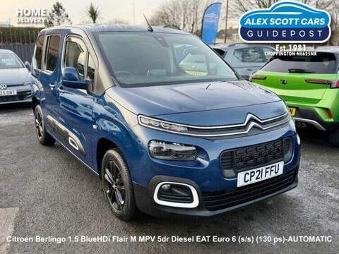 Citroen Berlingo 1.5 BlueHDi Flair M MPV 5dr Diesel EAT Euro 6 (s/s) (130 ps) - U79724