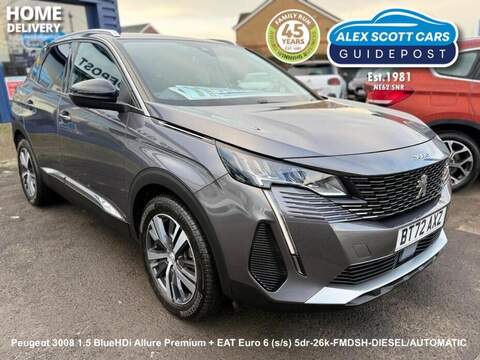 Peugeot 3008 Qashqai Acenta Premium SUV 1 Automatic Petrol Hybrid