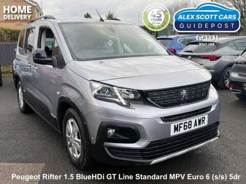 Peugeot Rifter 1.5 BlueHDi GT Line Standard MPV Euro 6 (s/s) 5dr - U79791