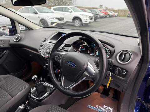 Ford Fiesta 1.25 Zetec Hatchback 5dr Petrol Manual Euro 6 (82 ps) - U79819