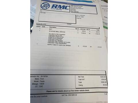 Ford Fiesta 1.25 Zetec Hatchback 5dr Petrol Manual Euro 6 (82 ps) - U79819