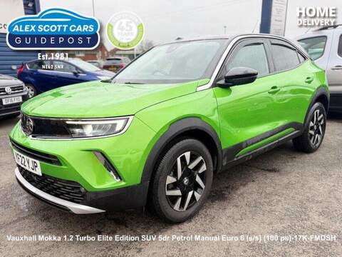 Vauxhall Mokka 1.2 Turbo Elite Edition SUV 5dr Petrol Manual Euro 6 (s/s) (100 ps) - U79821