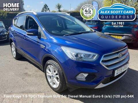 Ford Kuga 1.5 TDCi Titanium SUV 5dr Diesel Manual Euro 6 (s/s) (120 ps) - U80190
