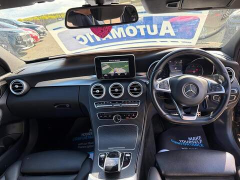 Mercedes-Benz C Class 2.1 C220d AMG Line Saloon 4dr Diesel G-Tronic+ Euro 6 (s/s) (170 ps) - U80319