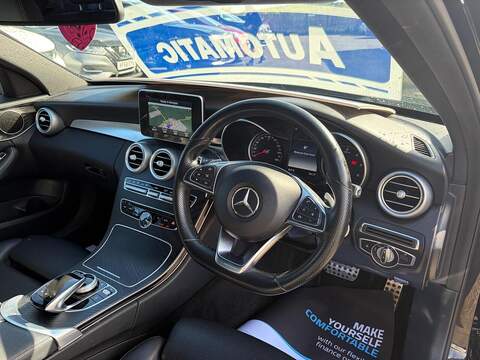 Mercedes-Benz C Class 2.1 C220d AMG Line Saloon 4dr Diesel G-Tronic+ Euro 6 (s/s) (170 ps) - U80319