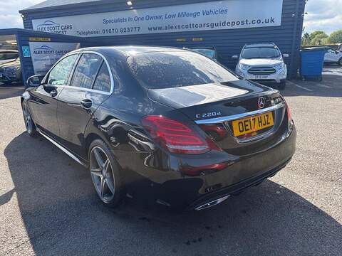 Mercedes-Benz C Class 2.1 C220d AMG Line Saloon 4dr Diesel G-Tronic+ Euro 6 (s/s) (170 ps) - U80319