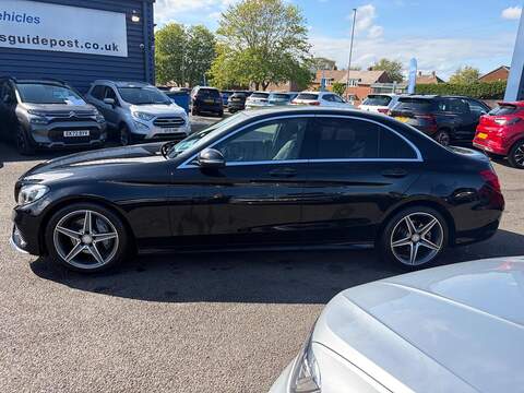 Mercedes-Benz C Class 2.1 C220d AMG Line Saloon 4dr Diesel G-Tronic+ Euro 6 (s/s) (170 ps) - U80319