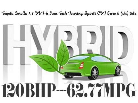 Toyota Corolla 1.8 VVT-h Icon Tech Touring Sports CVT Euro 6 (s/s) 5dr - U80429