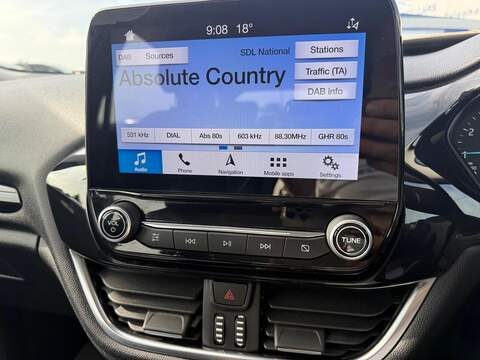 Ford Fiesta 1.0T EcoBoost GPF Zetec Hatchback 5dr Petrol Auto Euro 6 (s/s) (100 ps) - U80705