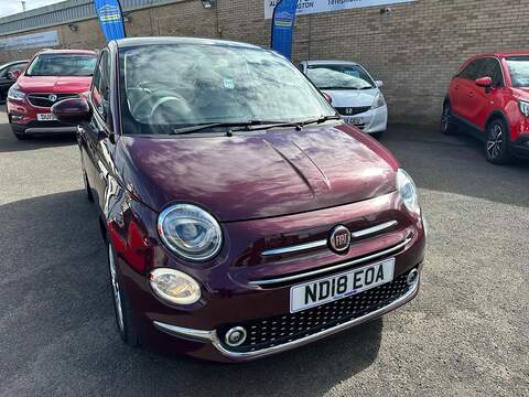 Fiat 500 1.2 Lounge Hatchback 3dr Petrol Manual Euro 6 (s/s) (69 bhp) - U125478